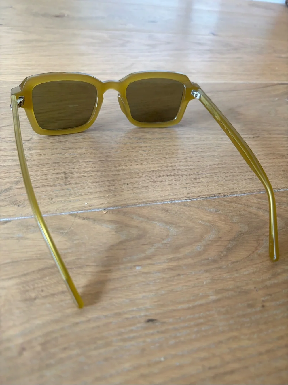 Crap Eyewear Unisex The Heavy Tropix Polarized Sunglasses in Agave